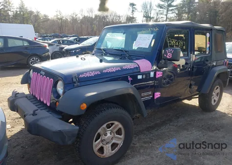 2013 Jeep Wrangler Unlimited Sport из США, поврежденный, VIN 1C4BJWDG1DL513942